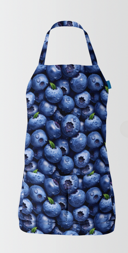 WPN Apron Round - Blueberries