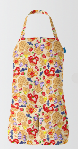WPN Apron Round - Mouse Waffles