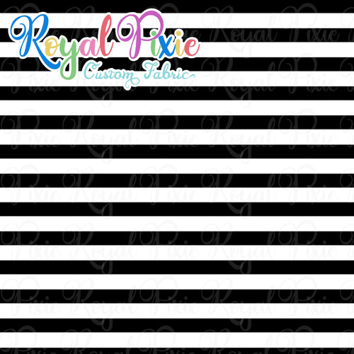 Permanent Preorder - Stripes with White - Black - RP Color