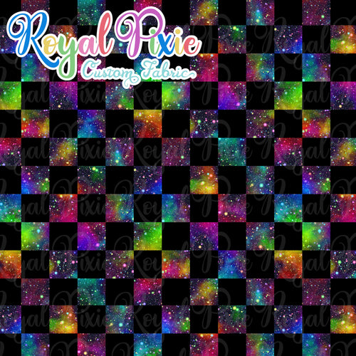 Permanent Preorder - Squares (Checkerboard) - Rainbow Galaxy