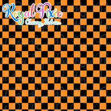 Load image into Gallery viewer, Permanent Preorder - Squares (Checkerboard) - Black/Orange - RP Color