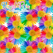 Load image into Gallery viewer, Permanent Preorder - BWR - Daisies - Rainbow