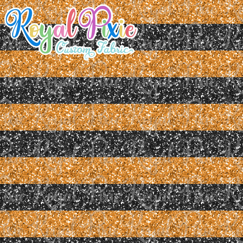 Permanent Preorder - Holiday - Halloween Glitter Stripes 1
