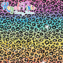 Load image into Gallery viewer, Permanent Preorder - Coords - Animal Prints - Glitter Leopard Rainbow