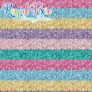 Permanent Preorder - Glitters - Thick 1" Stripe Pastel
