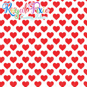 Permanent Preorder - Hearts with White - Red - RP Color