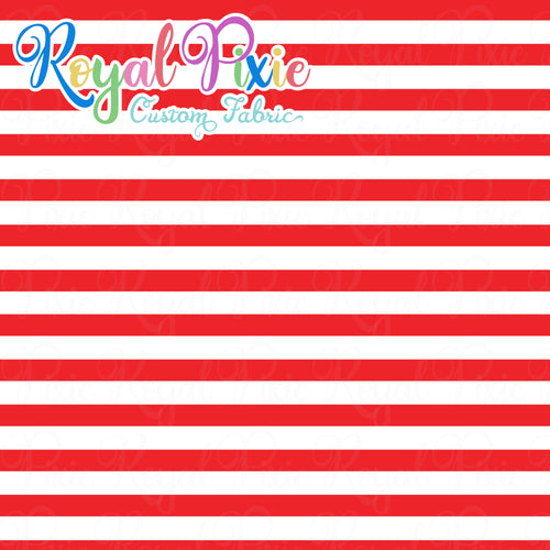 Permanent Preorder - Stripes with White - Red - RP Color