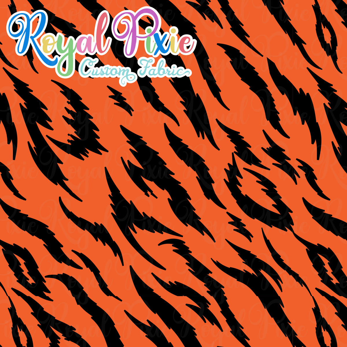 Permanent Preorder Coords Animal Prints Tiger Orange Royal