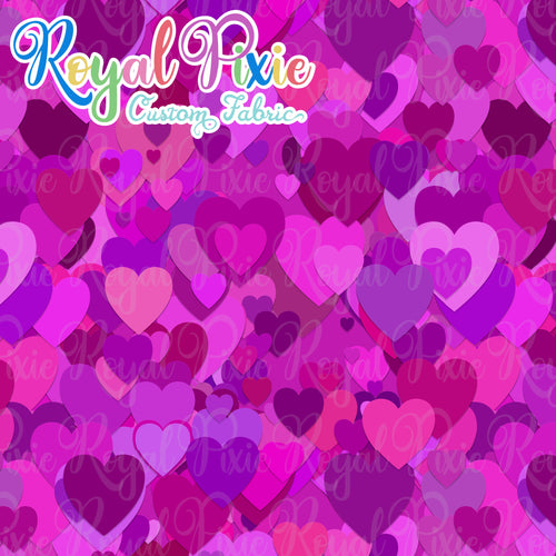 Permanent Preorder - Holidays - Winter - Valentines Day Purple Stacked Hearts