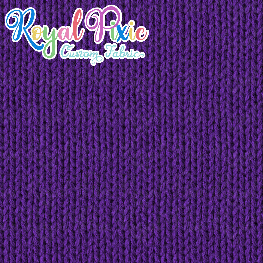 Permanent Preorder - Knit Prints - Dark Purple