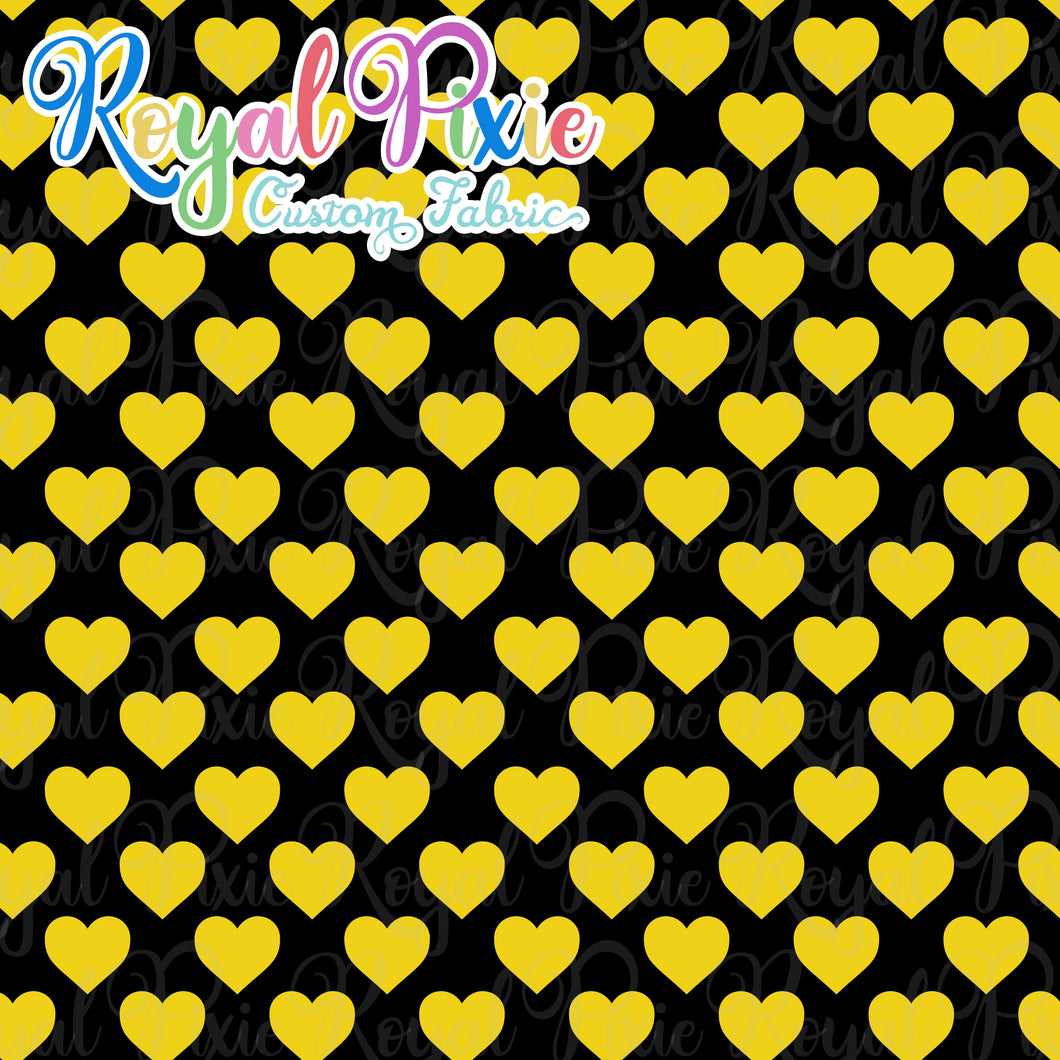 Permanent Preorder - Hearts with Black - Yellow - RP Color