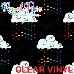 Vinyl Retail - Clear - Rainbow Clouds