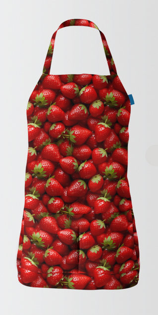 WPN Apron Round - Strawberries