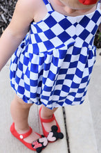 Load image into Gallery viewer, Permanent Preorder - Squares (Checkerboard) - White/Blue - RP Color