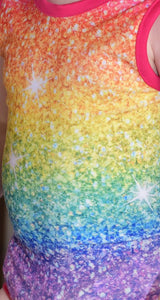 Permanent Preorder - Starry Glitters - Rainbow Bright Stripe Ombre