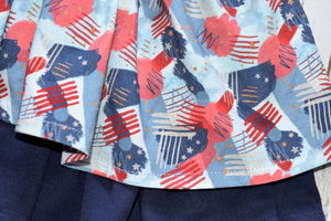 Permanent Preorder - July 4 - Red, White, & Blue Abstract Coordinate