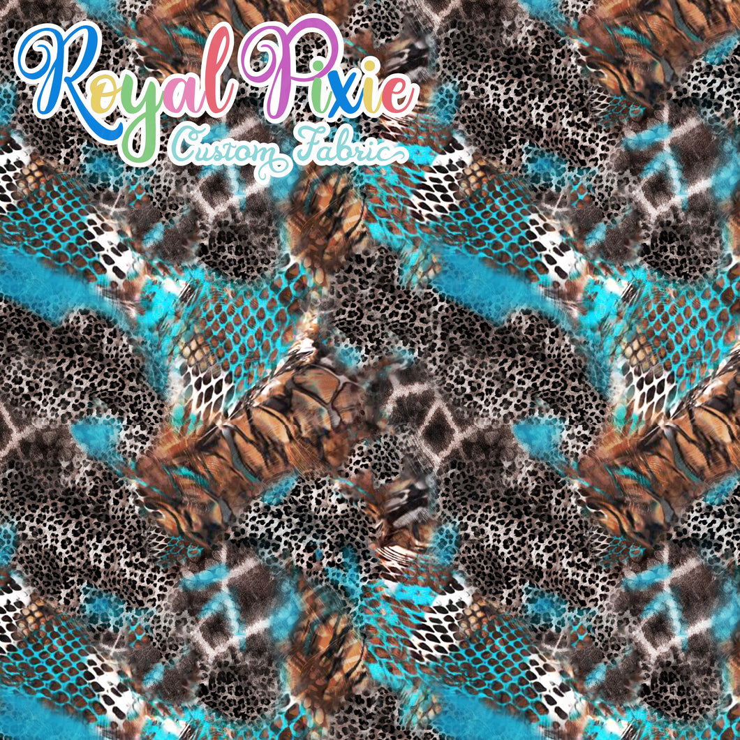 Permanent Preorder - Coords - Animal Prints - Animals Blue