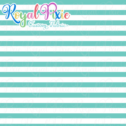 Permanent Preorder - Stripes with White - Aqua - RP Color