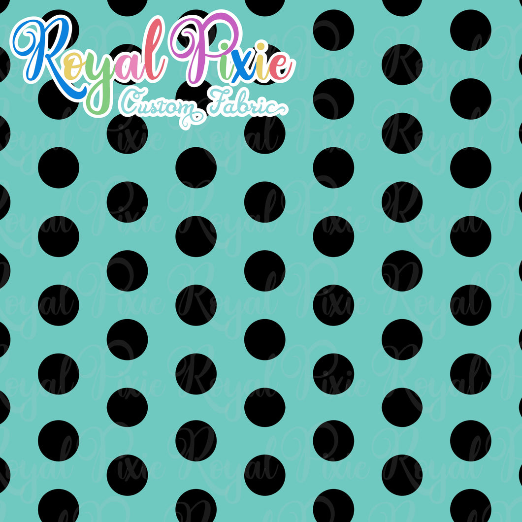 Permanent Preorder - Black Dots - Aqua - RP Color