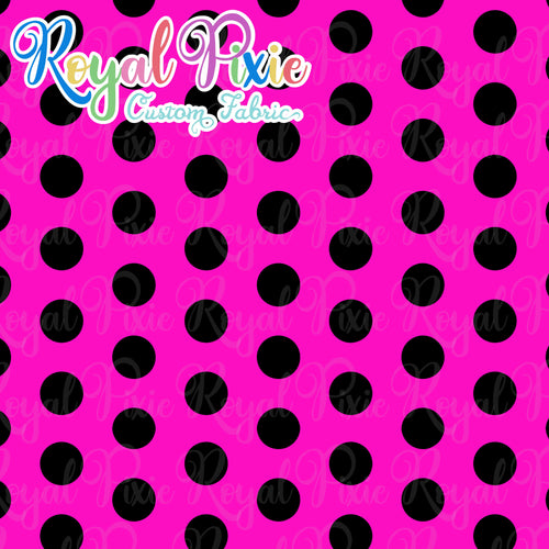 Permanent Preorder - Black Dots - Pink - RP Color