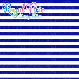 Permanent Preorder - Stripes with White - Blue - RP Color