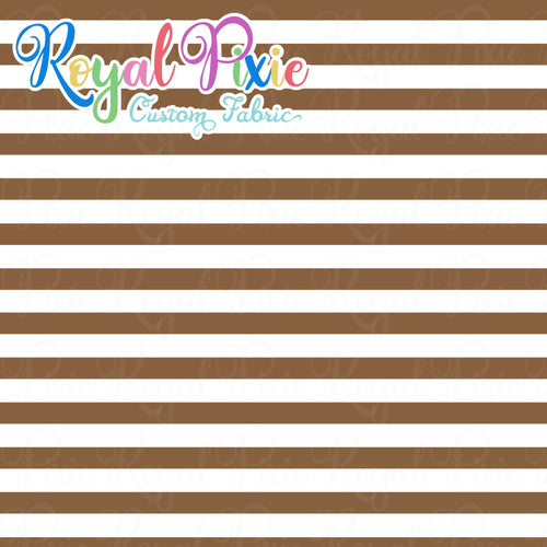 Permanent Preorder - Stripes with White - Brown - RP Color