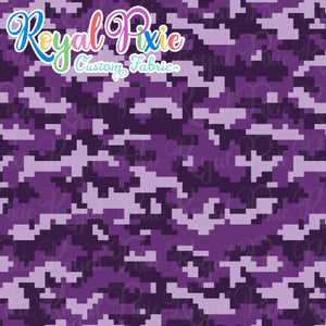 Retail CL Pack - FH Military Child Purple Camo, 1 Military Brat Adult Panel, 1 Military Brat BK Panel
