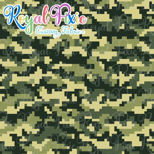 Permanent Preorder - Coords - Camouflage - Squares Greens