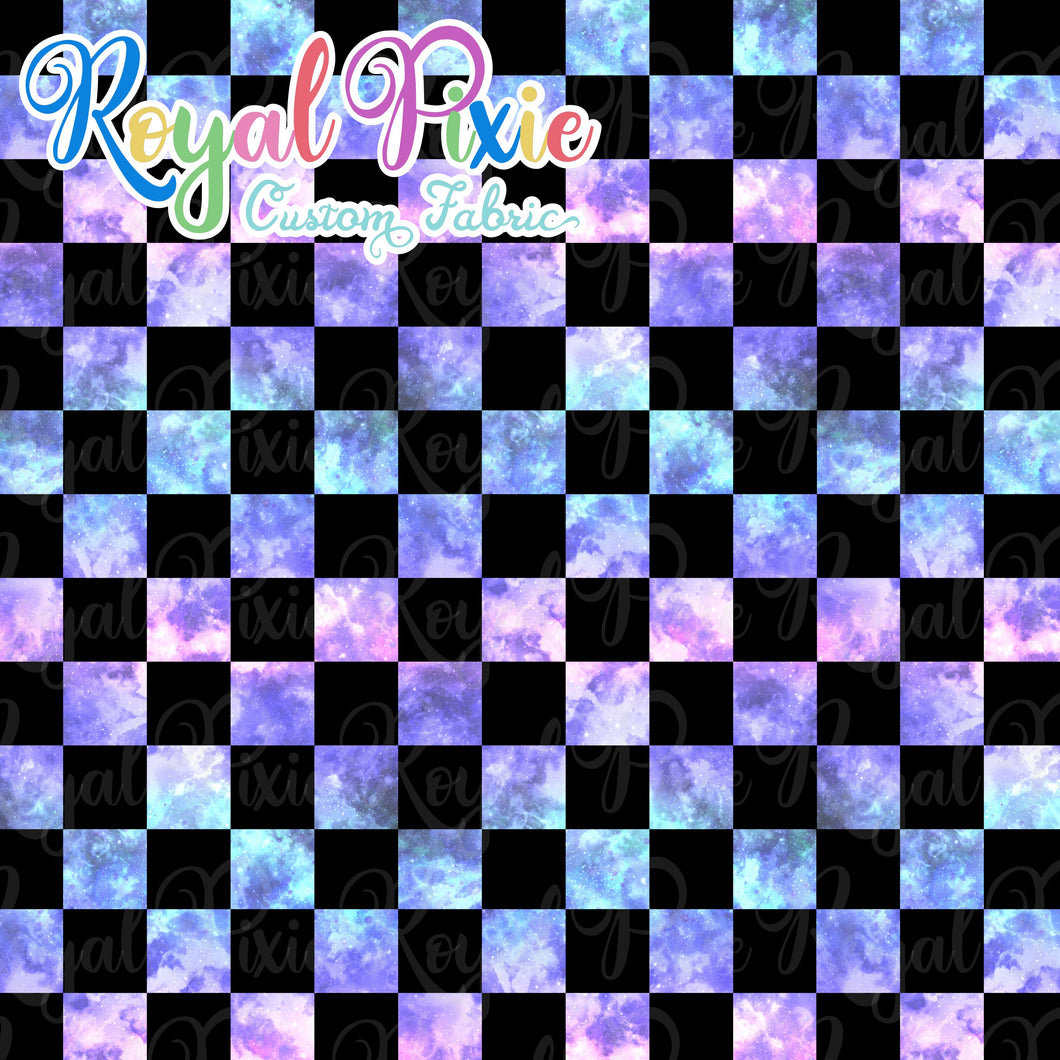 Permanent Preorder - Squares (Checkerboard) - Galaxy Pastel