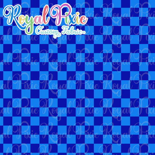 Permanent Preorder - Squares (Checkerboard) - Monochrome Blue - RP Color