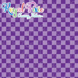 Permanent Preorder - Squares (Checkerboard) - Monochrome Purple - RP Color