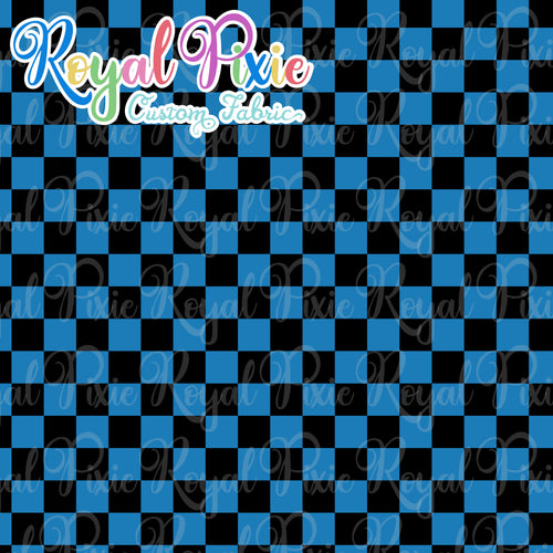 Permanent Preorder - Squares (Checkerboard) - Black/Ocean - RP Color
