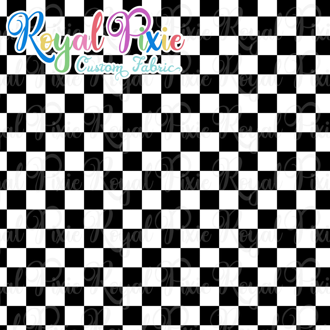 Permanent Preorder - Squares (Checkerboard) - Black/White - RP Color