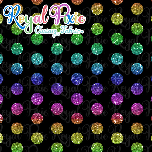 Permanent Preorder - Dots Fun - Glitter Rainbow