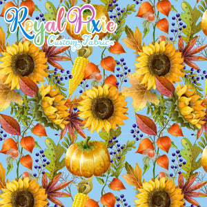 Permanent Preorder - Holidays - Halloween Fall Pumpkins and Sunflowers
