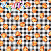 Load image into Gallery viewer, Permanent Preorder - Holidays - Halloween Gingham Pumpkins