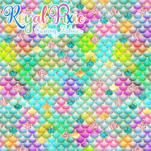 Load image into Gallery viewer, Permanent Preorder - Mermaid Scales - Glittery Rainbow Pastel