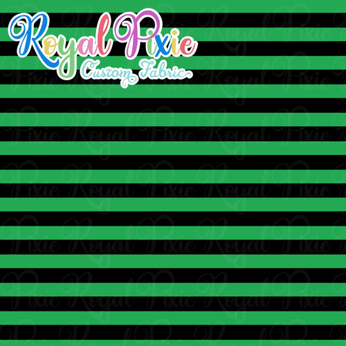 Permanent Preorder - Stripes with Black - Green - RP Color