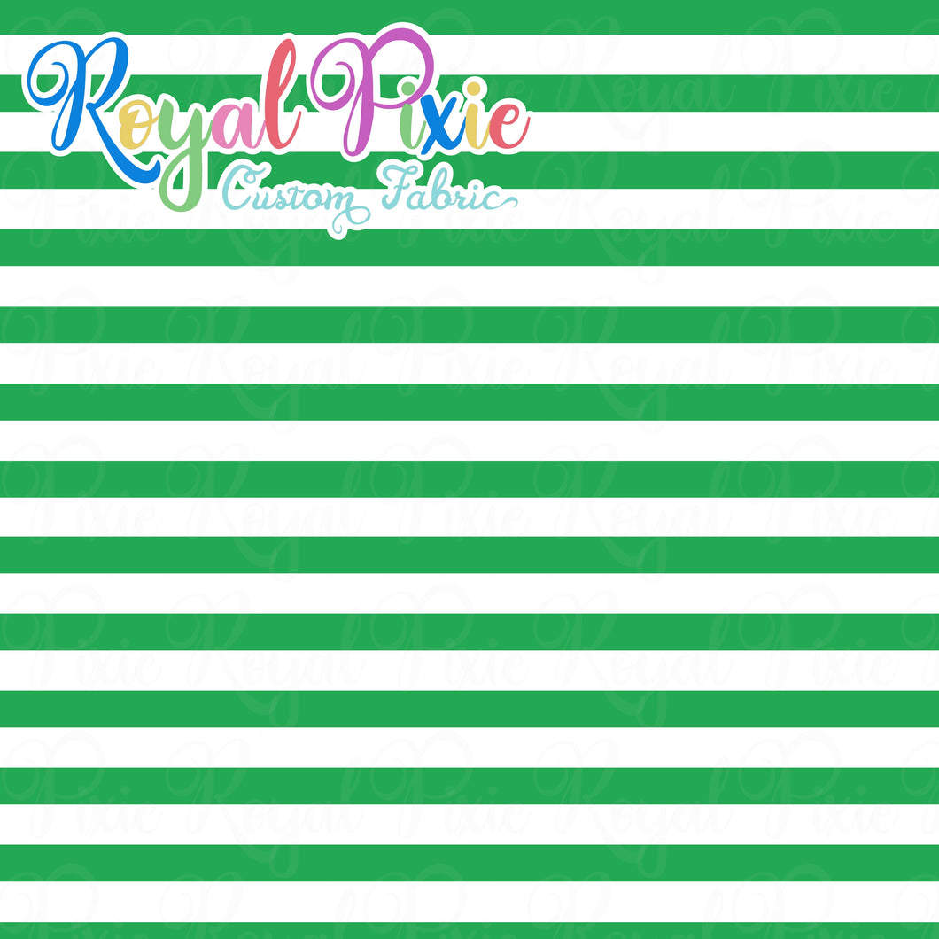 Permanent Preorder - Stripes with White - Green - RP Color