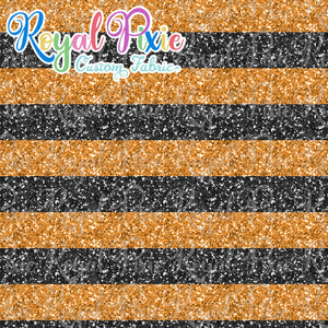 Permanent Preorder - Holiday - Halloween Glitter Stripes 1"