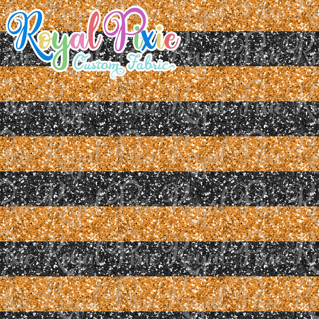 Permanent Preorder - Holiday - Halloween Glitter Stripes 1