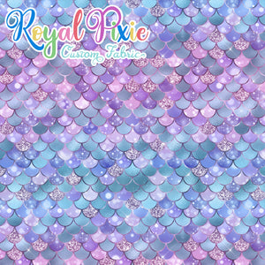 Permanent Preorder - Mermaid Scales - Light Blue and Pink