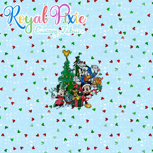 Permanent Preorder - Holidays - Panel - MM Blue with Red&Green