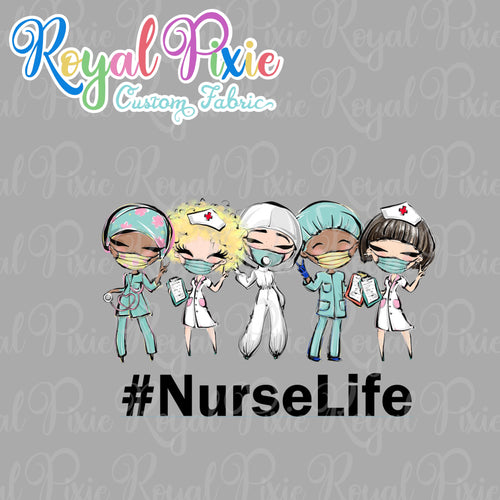 Retail Nurse Life Grey Panel