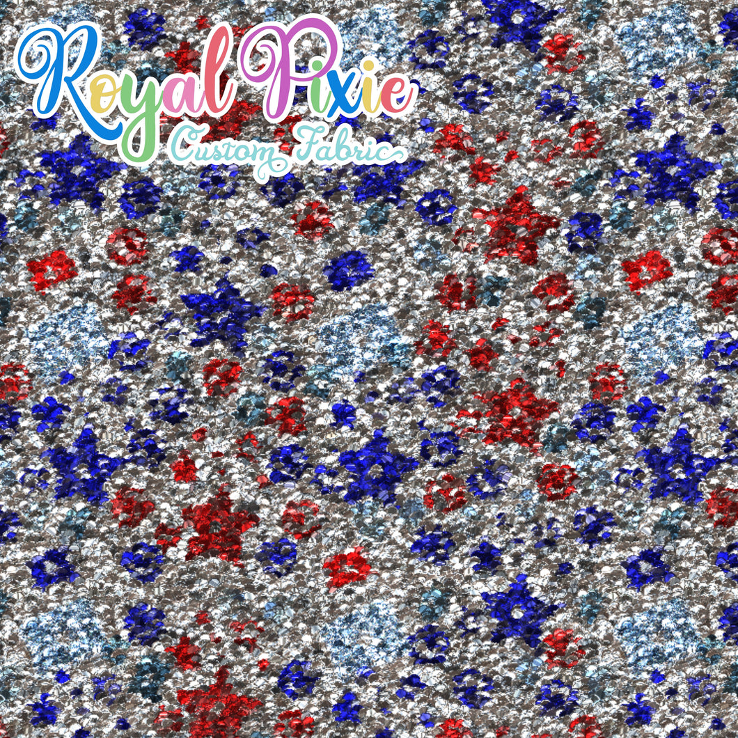 Permanent Preorder - July 4 - Patriotic Glitter Stars