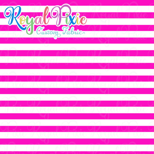 Permanent Preorder - Stripes with White - Pink - RP Color