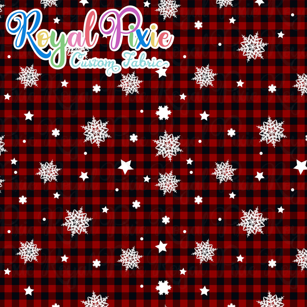 Permanent Preorder - Holidays - Plaid Snowflakes