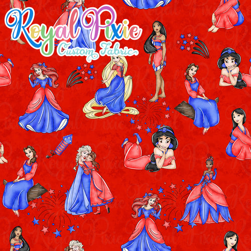 Permanent Preorder - July 4 - Princess 4th Red