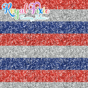 Permanent Preorder - Glitters - Thick 1" Stripe Americana