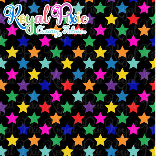 Permanent Preorder - Stars with Black - Rainbow All Colors - RP Color